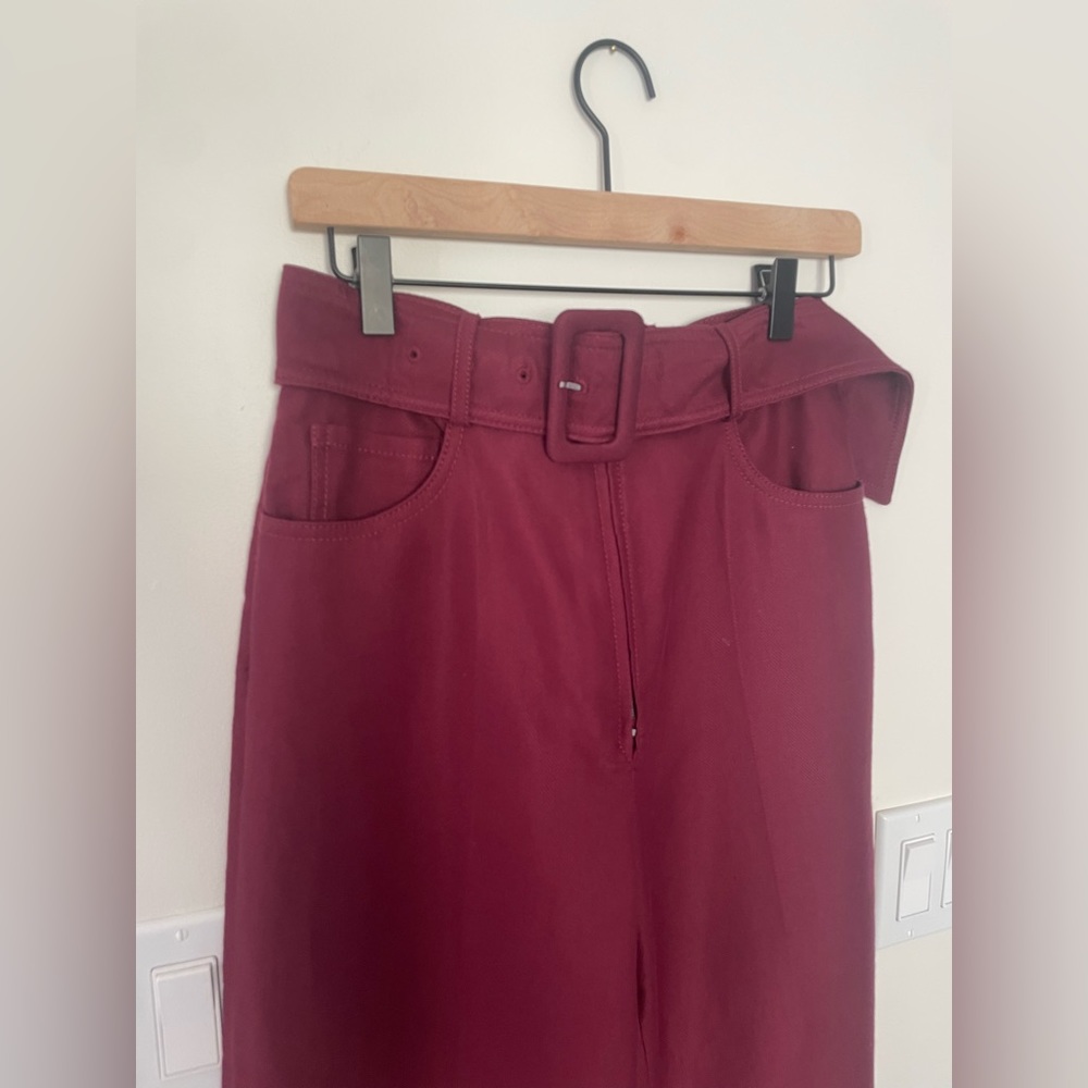 Sandro Pants In The Color Ruby - image 2
